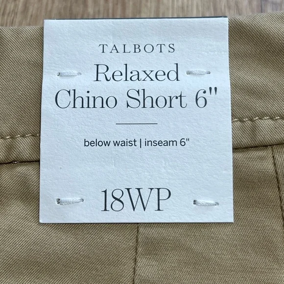 Talbots Relaxed Super Soft Chino Shorts - Picture 8 of 10